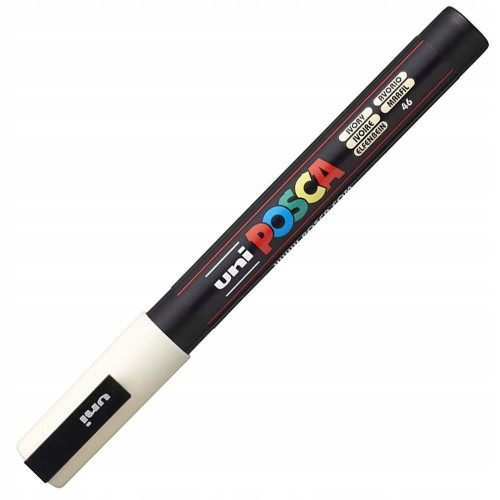 POSCA АКРИЛЕН МАРКЕР PC-3M, 0.9-1.3 MM - IVORY