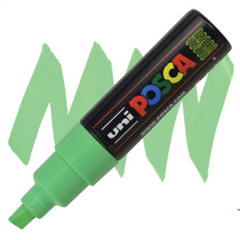 POSCA ACRYLIC MARKER PC-8K, 8 MM - LIGHT GREEN