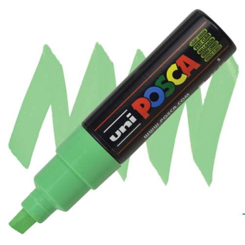 POSCA ACRYLIC MARKER PC-8K, 8 MM - LIGHT GREEN