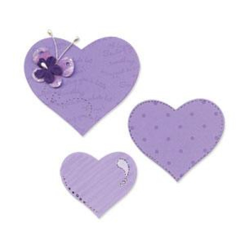 SIZZIX BIGZ ЩАНЦИ ЗА ИЗРЯЗВАНЕ - HEARTS