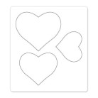SIZZIX BIGZ DIE CUTTING DIES - HEARTS