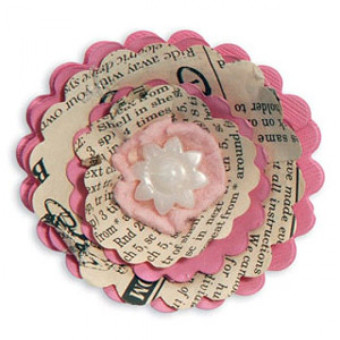 SIZZIX BIGZ DIES FOR CUTTING - FLOWER, 3-D WRAPPED