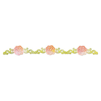 SIZZIX STRIP ЩАНЦИ ЗА ИЗРЯЗВАНЕ - FLOWER, ROSE VINE