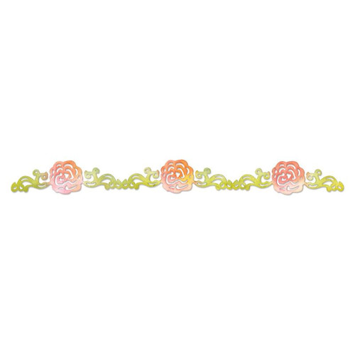 SIZZIX STRIP DIES FOR CUTTING - FLOWER, ROSE VINE