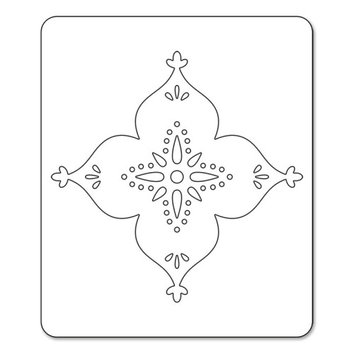 SIZZIX SIZZLITS ЩАНЦИ ЗА ИЗРЯЗВАНЕ - FLOWER ARABESQUE