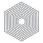 SIZZIX FRAMELITS ЩАНЦИ ЗА ИЗРЯЗВАНЕ - HEXAGONS