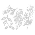SIZZIX THINLITS ЩАНЦИ ЗА ИЗРЯЗВАНЕ - HOLIDAY GREENS