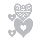 SIZZIX THINLITS ЩАНЦИ ЗА ИЗРЯЗВАНЕ - MEDALLION, HEART