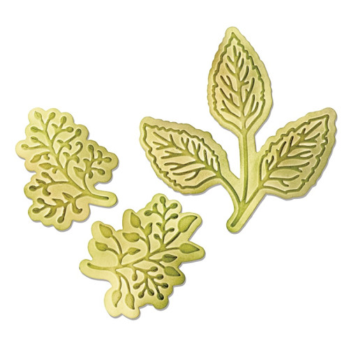 SIZZIX BIGZ ЩАНЦИ ЗА ИЗРЯЗВАНЕ - BOTANICAL LEAVES