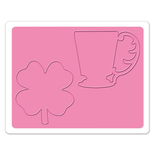 SIZZIX BIGZ ЩАНЦИ ЗА ИЗРЯЗВАНЕ - CUP & CLOVER TAGS