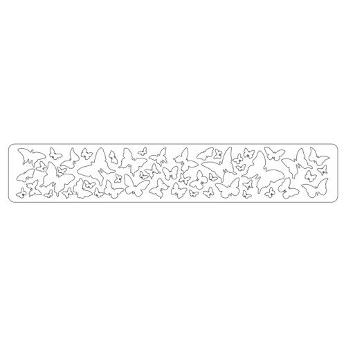 SIZZIX STRIP DIES FOR CUTTING - BUTTERFLY FRENZY
