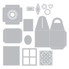 SIZZIX THINLITS ЩАНЦИ ЗА ИЗРЯЗВАНЕ - BOX, CUPCAKE