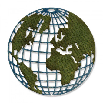 SIZZIX THINLITS DIES FOR CUTTING - GLOBE, MINI