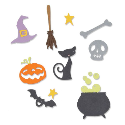 SIZZIX THINLITS ЩАНЦИ ЗА ИЗРЯЗВАНЕ - HALLOWEEN SET