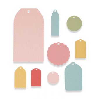 SIZZIX FRAMELITS ЩАНЦИ ЗА ИЗРЯЗВАНЕ - TAGS