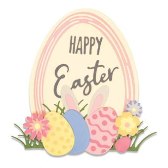 SIZZIX THINLITS ЩАНЦИ ЗА ИЗРЯЗВАНЕ - EASTER SENTIMENTS