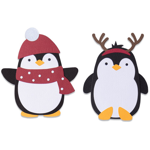 SIZZIX BIGZ ЩАНЦИ ЗА ИЗРЯЗВАНЕ - PENGUIN FRIENDS