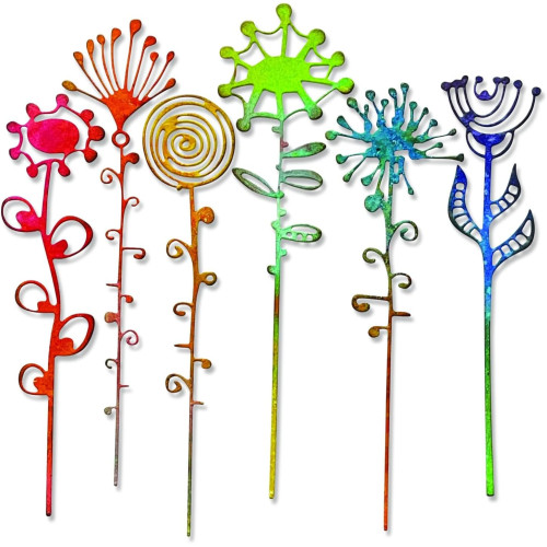 SIZZIX THINLITS ЩАНЦИ ЗА ИЗРЯЗВАНЕ - ARTSY STEMS