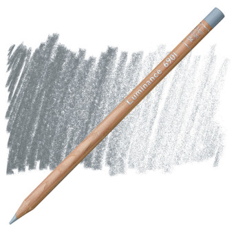 CARAN D'ACHE ЦВЕТНИ МОЛИВИ LUMINANCE - STEEL GREY 004