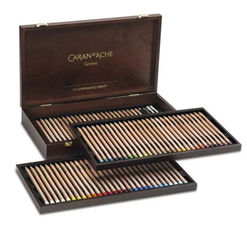 CARAN D'ACHE ЦВЕТНИ МОЛИВИ LUMINANCE КОМПЛЕКТ 76 ЦВ W