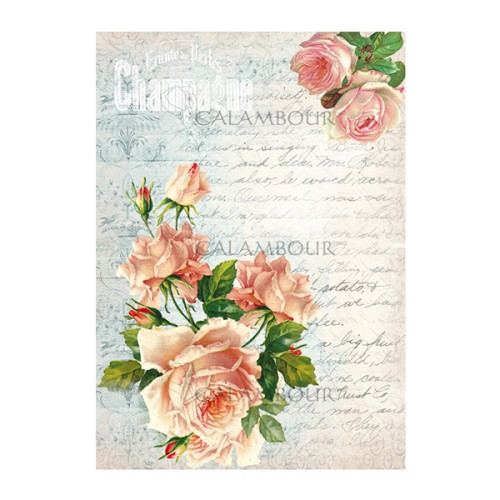 CALAMBOUR ДЕКУПАЖНА ХАРТИЯ A4 - TT 009