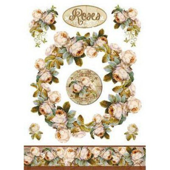 STAMPERIA DECOUPAGE RICE PAPER A4 - DFSA4033