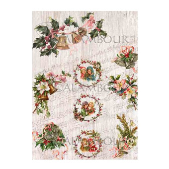 CALAMBOUR DECOUPAGE PAPER 48/33 CM - DGR 316