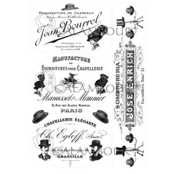 CALAMBOUR ДЕКУПАЖНА ХАРТИЯ 45/30 СМ - DGR 271