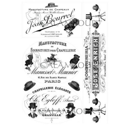 CALAMBOUR ДЕКУПАЖНА ХАРТИЯ 45/30 СМ - DGR 271