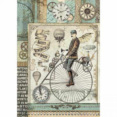 STAMPERIA DECOUPAGE RICE PAPER A4 - DFSA4371