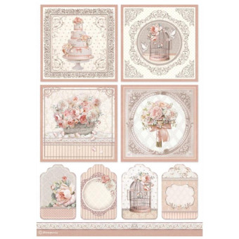 STAMPERIA DECOUPAGE RICE PAPER A4 - DFSA4694