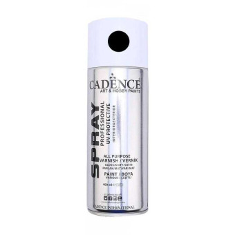 CADENCE АКРИЛНА БОЯ СПРЕЙ 400 ML - BLACK 326 ГЛАНЦ