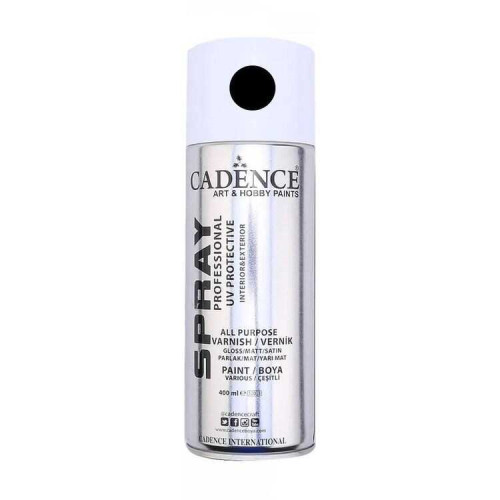 CADENCE АКРИЛНА БОЯ СПРЕЙ 400 ML - BLACK 326 ГЛАНЦ