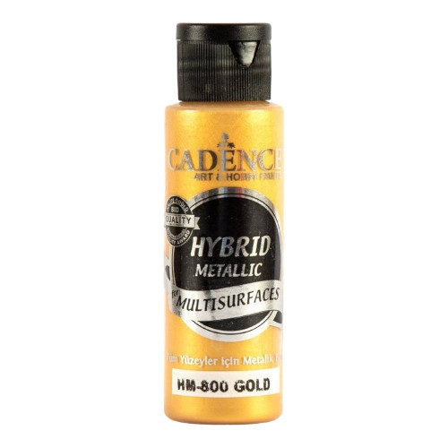 CADENCE АКРИЛНА БОЯ METALLIC HYBRID 70 МЛ. - GOLD 800