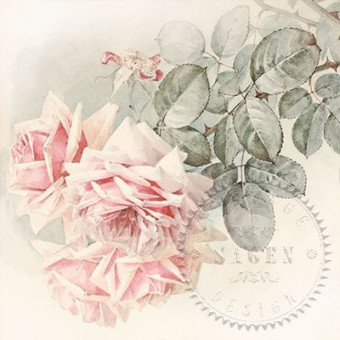 SAGEN VINTAGE NAPKINS FOR DECOUPAGE 33/33 CM - 80082