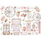 STAMPERIA ROSELAND DIE CUTS DFLDC80