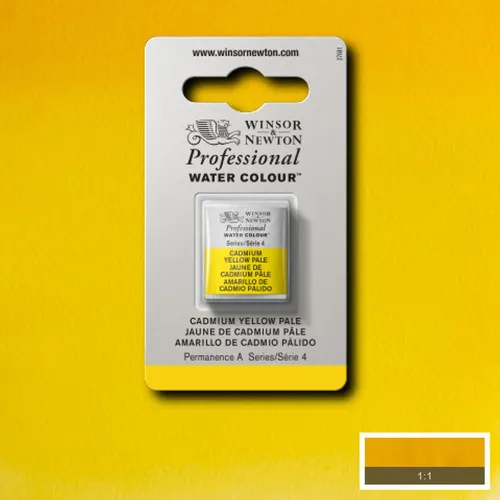 W&N АКВАРЕЛНА БОЯ PROFESSIONAL H/PAN - CADMIUM YELLOW PALE