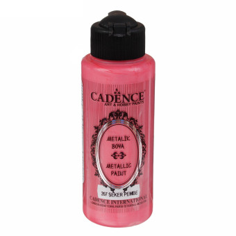 CADENCE АКРИЛНА БОЯ МЕТАЛИК 120 МЛ. - SUGAR PINK 207