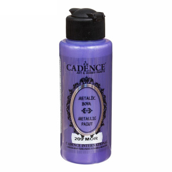 CADENCE АКРИЛНА БОЯ МЕТАЛИК 120 МЛ. - PURPLE 209