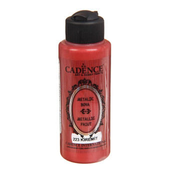 CADENCE ACRYLIC PAINT METALLIC 120 ML. - TERRACOTTA 223