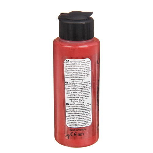 CADENCE ACRYLIC PAINT METALLIC 120 ML. - TERRACOTTA 223