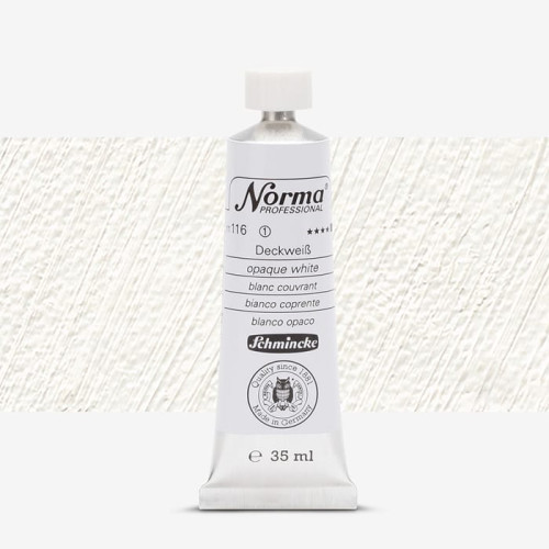 SCHMINCKE МАСЛЕНА БОЯ NORMA PROFESSIONAL 35 ML OPAQUE WHITE