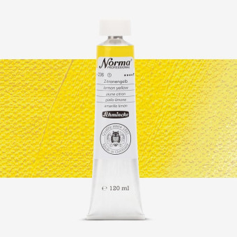 SCHMINCKE OIL PAINT NORMA PROFESSIONAL 120 ML LEMON YELLOW