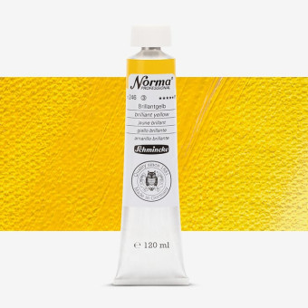 SCHMINCKE OIL PAINT NORMA PROFESSIONAL 120 ML BRILLIANT YELLOW