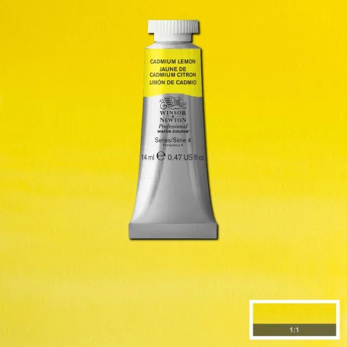 W&N АКВАРЕЛНА БОЯ PROFESSIONAL 14 МЛ - CADMIUM LEMON