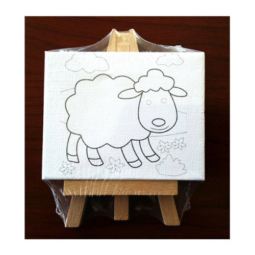 VINCENT 7/9 DECORATIVE MINI CANVAS WITH EASEL