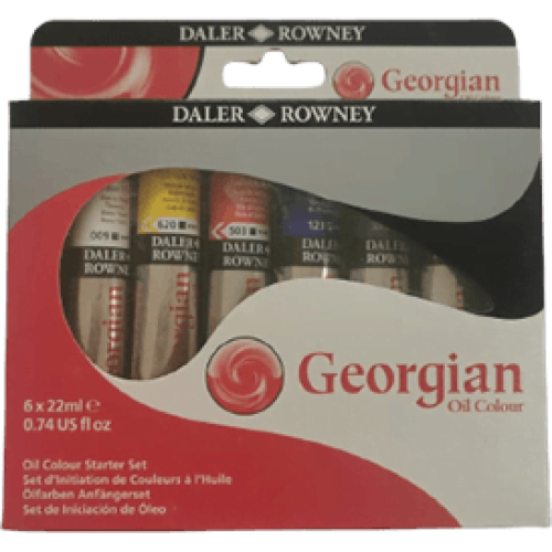 DALER ROWNEY OIL PAINTS 6 COLORS X 22 ML-111 900 150
