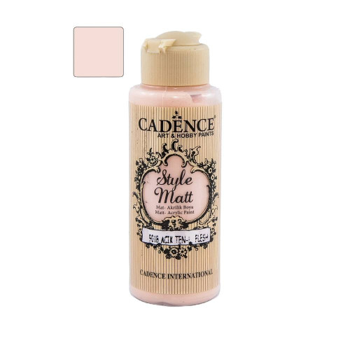 CADENCE АКРИЛНА БОЯ STYLE MATT 120 МЛ. - LIGHT FLESH 9018