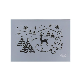 VIVA DECOR УНИВЕРСАЛЕН ШАБЛОН A4 - WINTER LANDSCAPE