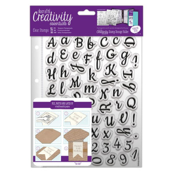 DOCRAFTS СИЛИКОНОВИ ПЕЧАТИ SCRIPT ALPHABET - DCE 907136